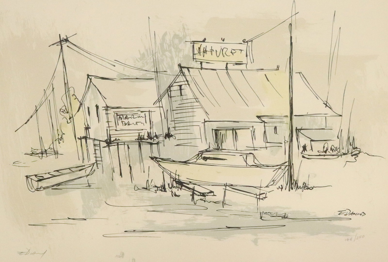 E. DIAMOND NUMBERED PRINT (1 of 5)