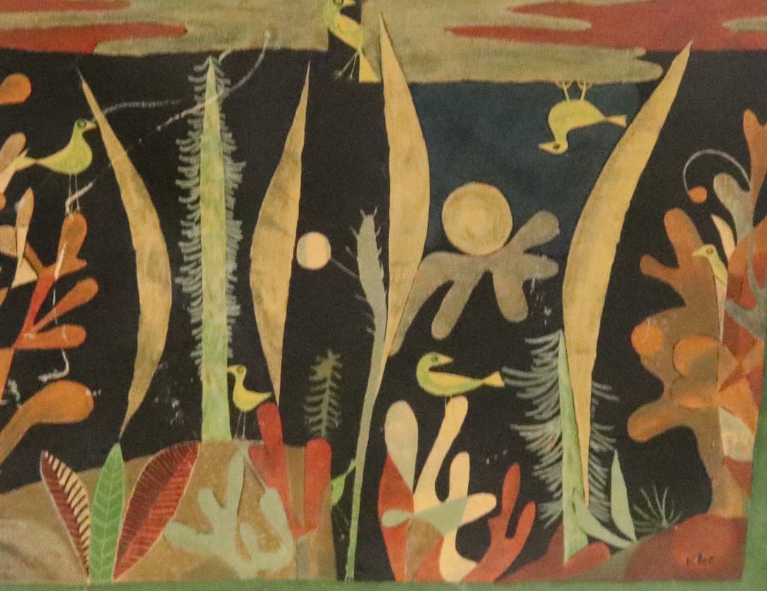 LANDSCAPE WITH YELLOW BIRDS PRINT (1 of 6)