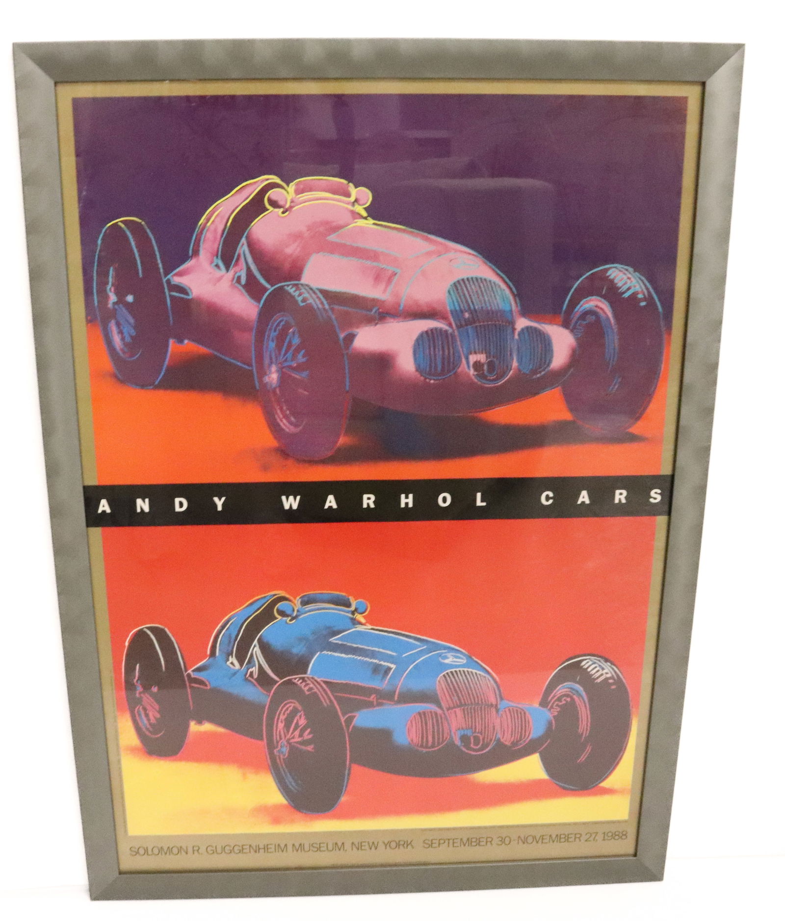 ANDY WARHOL MERCEDES-BENZ CAR POSTER (1 of 1)