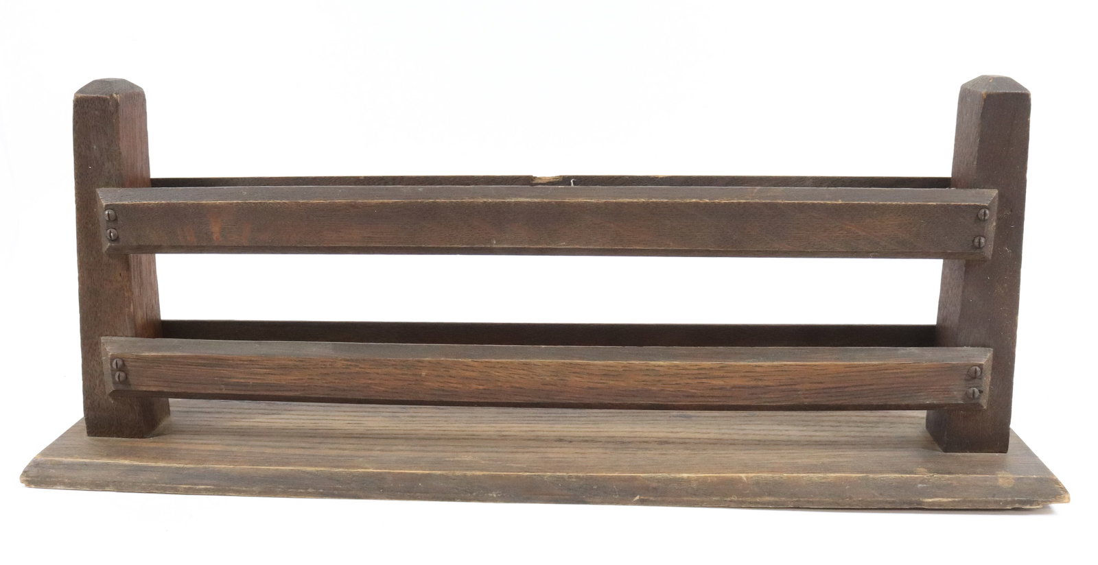 ARTS AND CRAFT STYLE FENCE: PERHAPS A DISPLAY OF SOME TYPE. 23" L. PLEASE READ CAREFULLY - Terms for Purchasing and Shipping of Auction Items. Please read carefully before bidding. All payments for purchases will be made through
