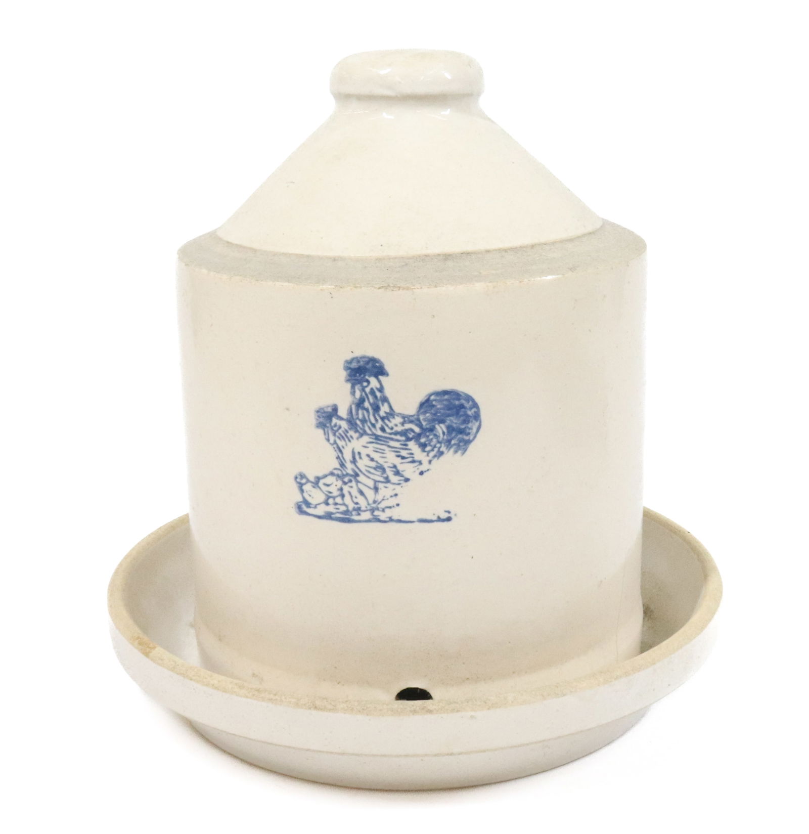 STONEWARE CHICKEN WATERER (1 of 6)