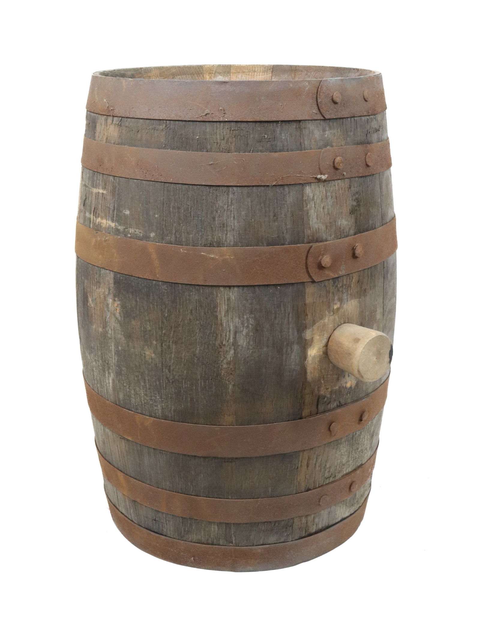 WOODEN STORAGE BARREL (1 of 4)