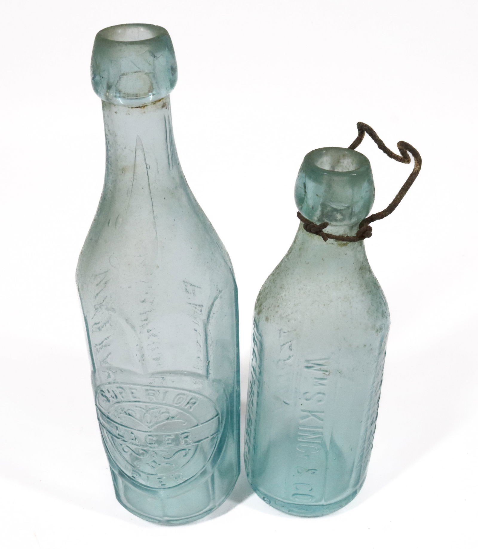 (2) WM. KINCH, PATERSON, NJ BOTTLES (1 of 5)