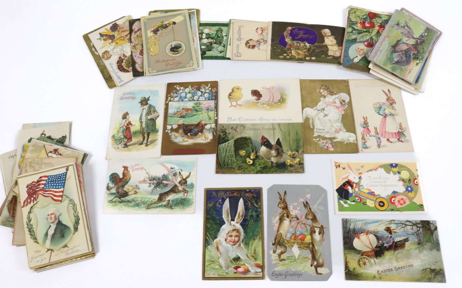 LARGE LOT OF HOLIDAY POSTCARDS (1 of 4)