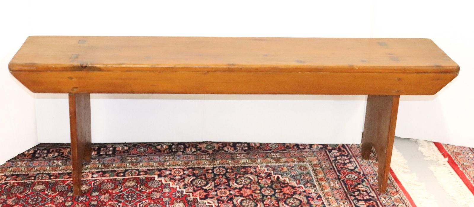 WOODEN MORTISED BENCH (1 of 3)