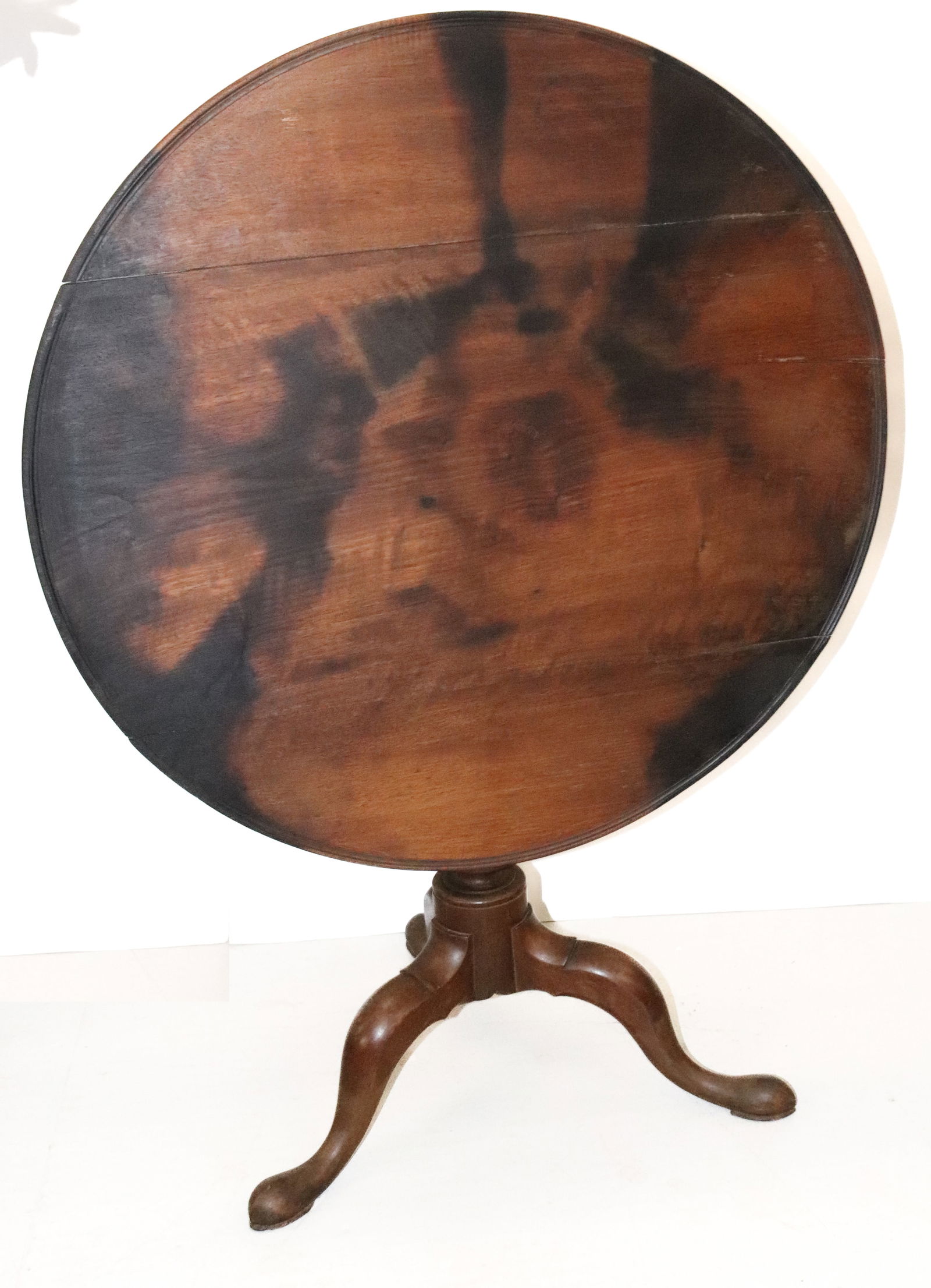 ANTIQUE TILT-TOP TEA TABLE (1 of 3)