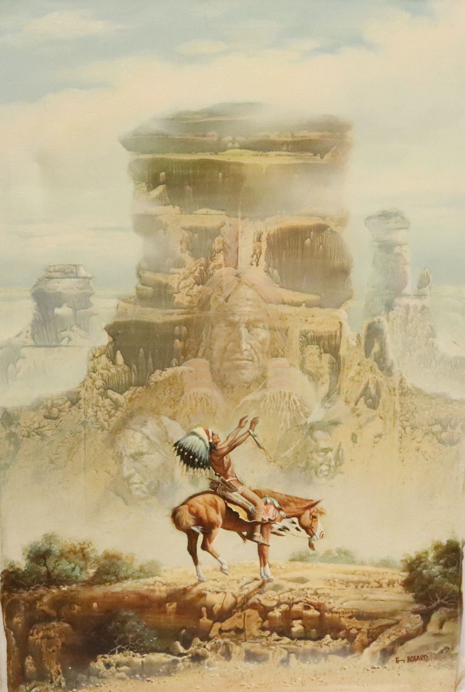 G. BOGARD OIL ON CANVAS (1 of 4)