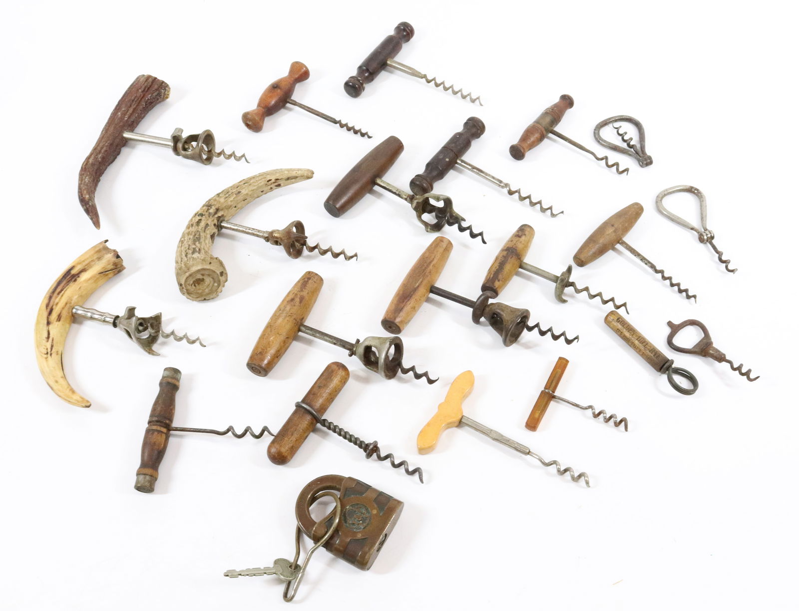 LOT OF ANTIQUE CORKSCREWS (1 of 6)