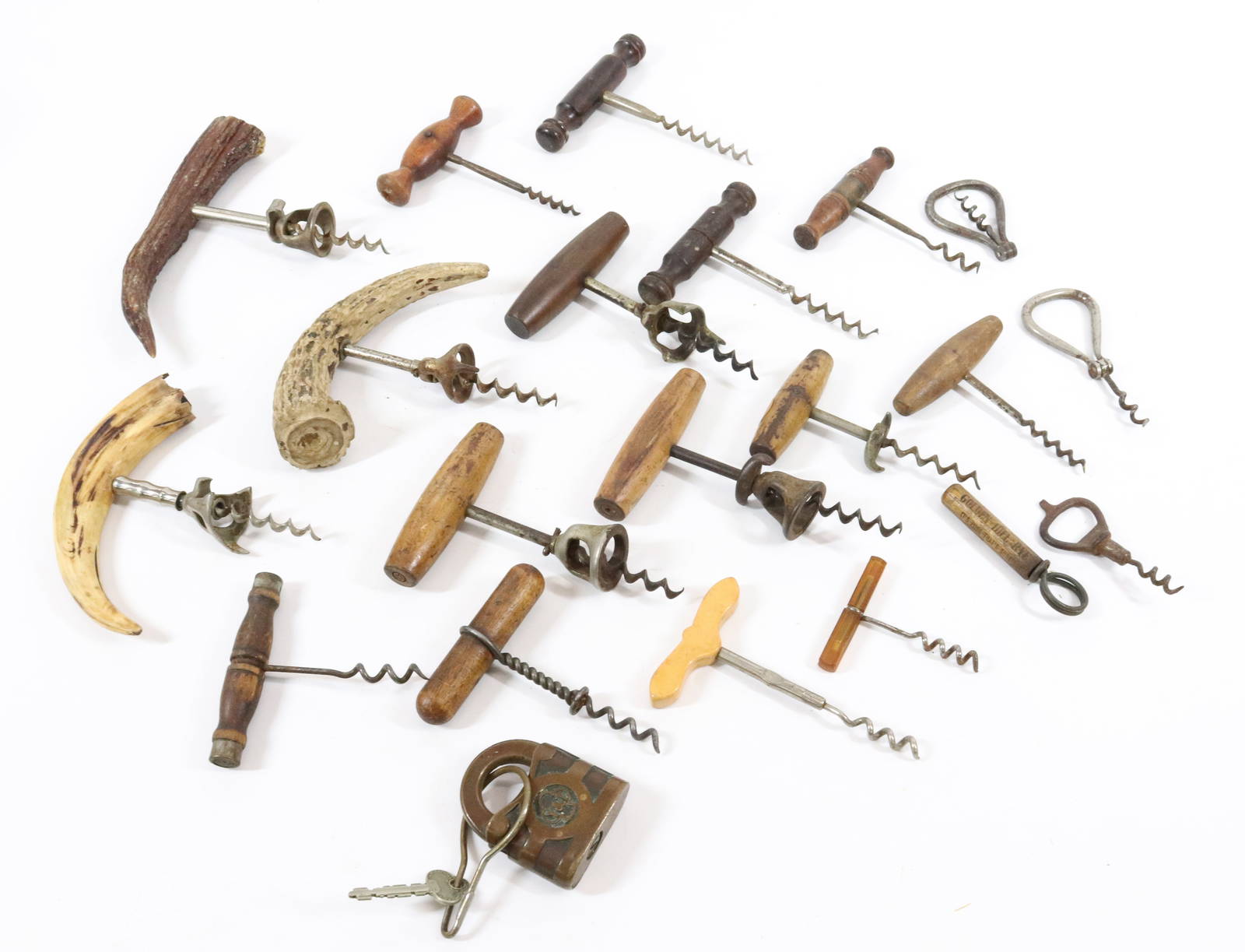 Lot Of Antique Corkscrews Auction