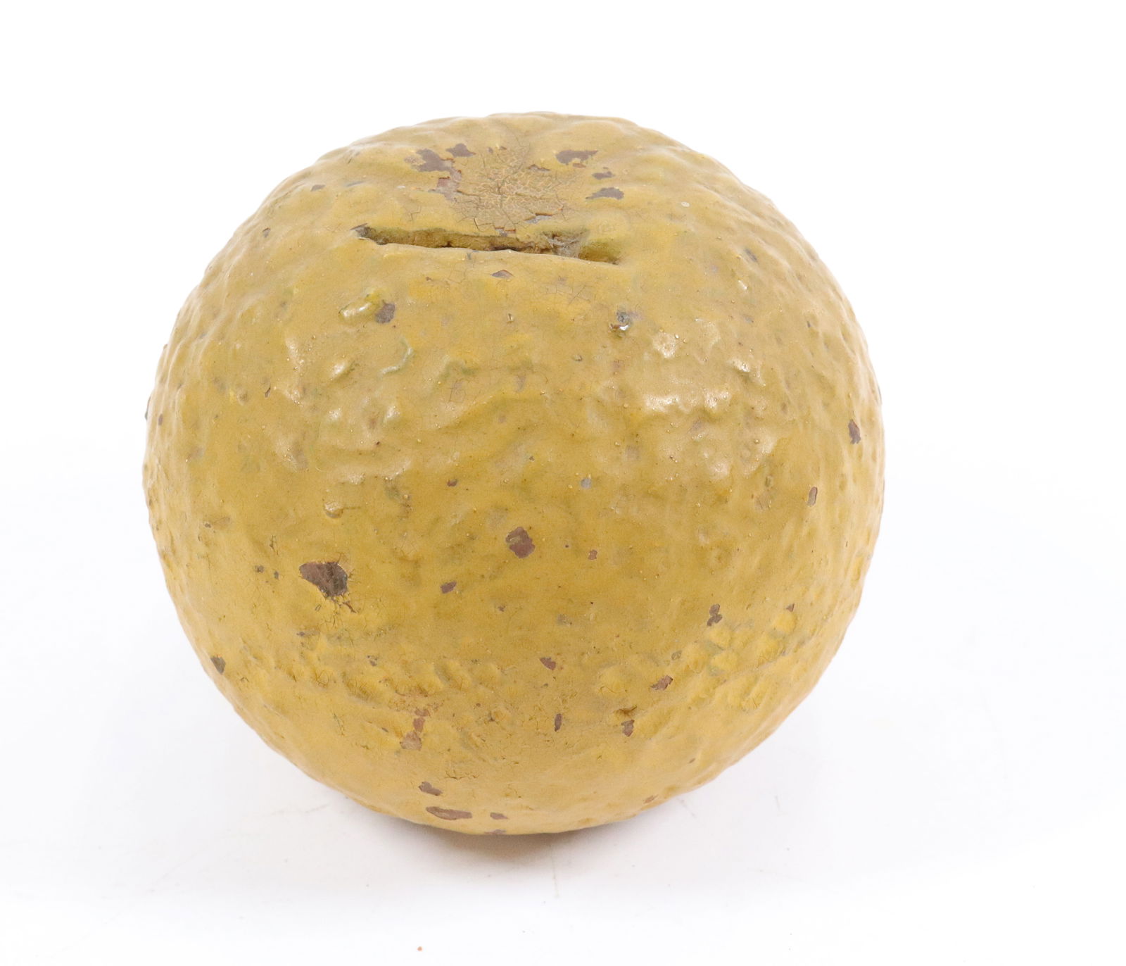 PAINTED REDWARE BANK  (1 of 3)