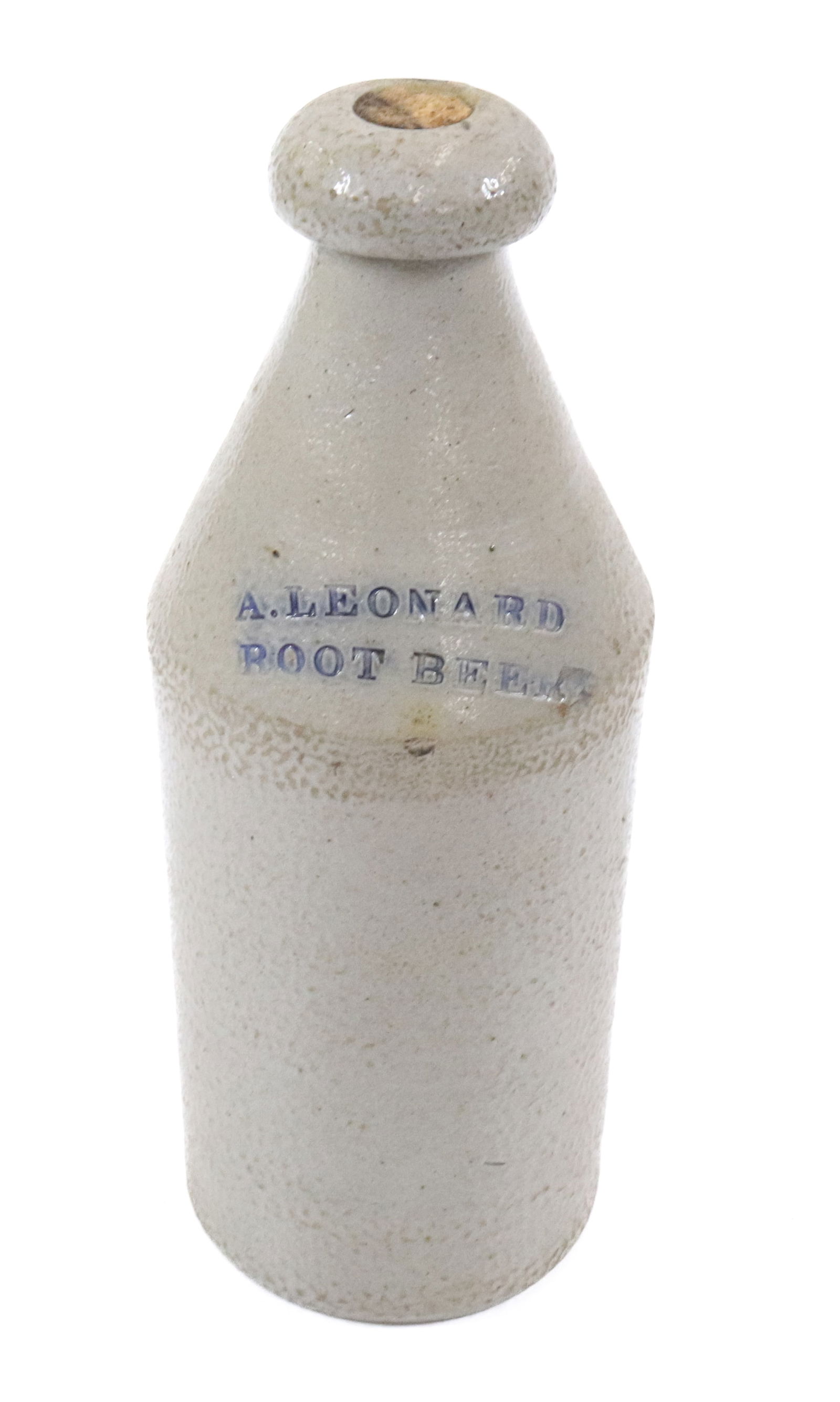 STONEWARE ADVERTISING BOTTLE (1 of 5)