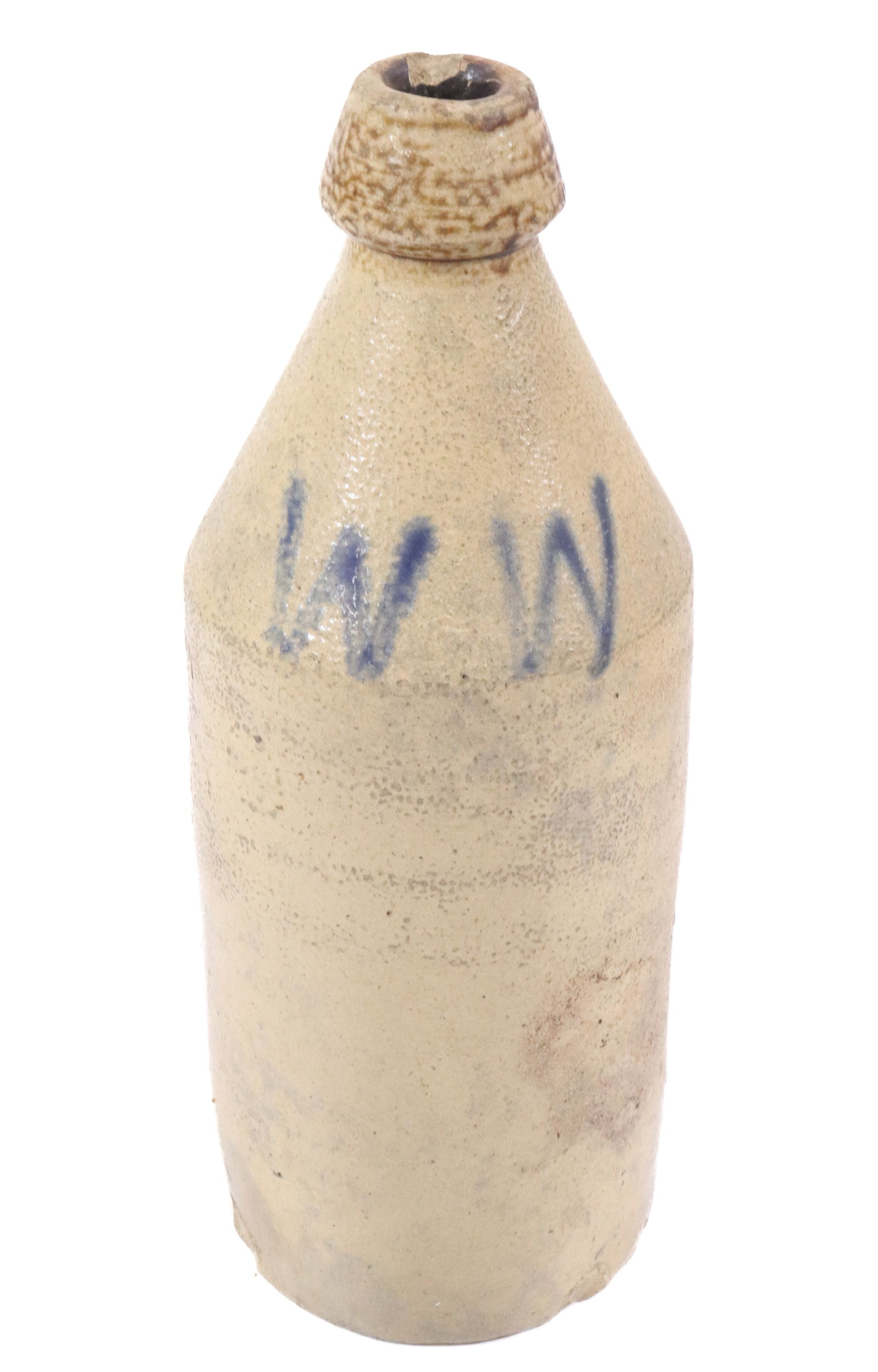 STONEWARE ADVERTISING BOTTLE (1 of 6)