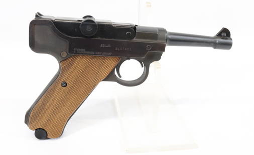 STOEGER LUGER PISTOL: .22 LR, SERIAL# CL07495 - 4.5" BARREL Registration: THIS GUN REQUIRES REGISTRATION OR FFL TRANSFER Terms: UPDATED 2023 TERMS FOR PURCHASING AND SHIPPING OF AUCTION ITEMS. PLEASE READ CAREFULLY