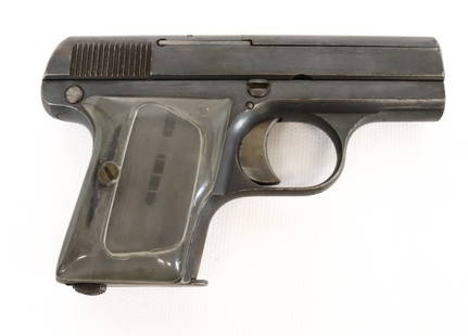 D.R.P. & E. ZEHNER - ZEHNA MODEL: 6.35MM SERIAL# 23183 - 2.5" BARREL Registration: THIS GUN REQUIRES REGISTRATION OR FFL TRANSFER Terms: UPDATED 2023 TERMS FOR PURCHASING AND SHIPPING OF AUCTION ITEMS. PLEASE READ CAREFULLY