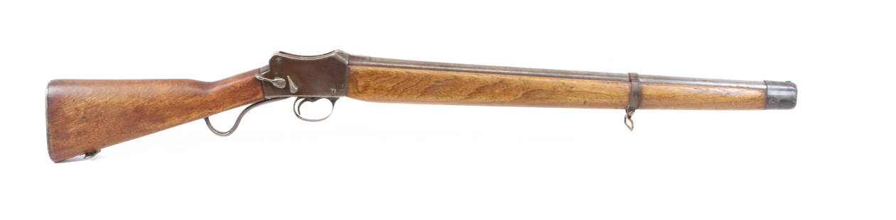 W.W. GREENER MAKER, MARK III RIFLE: 12GA BORE, SERIAL# 43487 - 25" BARREL Registration: ANTIQUE OR BLACK POWDER, NO REGISTRATION REQUIRED Terms: UPDATED 2023 TERMS FOR PURCHASING AND SHIPPING OF AUCTION ITEMS. PLEASE READ CAREFULLY