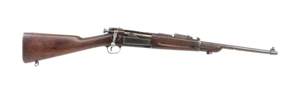 U.S. SPRINGFIELD MODEL 1898 CARBINE: 30-40 KRAG, SERIAL# 88362 - 20" BARREL Registration: THIS GUN REQUIRES REGISTRATION OR FFL TRANSFER Terms: UPDATED 2023 TERMS FOR PURCHASING AND SHIPPING OF AUCTION ITEMS. PLEASE READ CAREFULLY