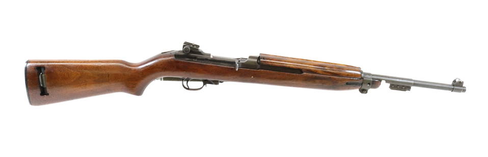 UNDERWOOD M-1 CARBINE: 30 CAL, SERIAL# 2819397 - CARTOUCH MARKS ON STOCK - ORIGINAL SLING Registration: THIS GUN REQUIRES REGISTRATION OR FFL TRANSFER Terms: UPDATED 2023 TERMS FOR PURCHASING AND SHIPPING OF AUCTION