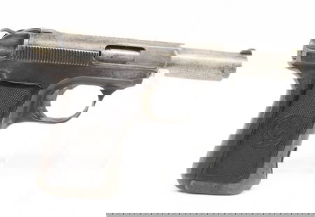 SAVAGE MODEL 1907 POCKET PISTOL: 32 CAL, SERIAL# 227876 - 3" BARREL Registration: THIS GUN REQUIRES REGISTRATION OR FFL TRANSFER Terms: UPDATED 2023 TERMS FOR PURCHASING AND SHIPPING OF AUCTION ITEMS. PLEASE READ CAREFULLY