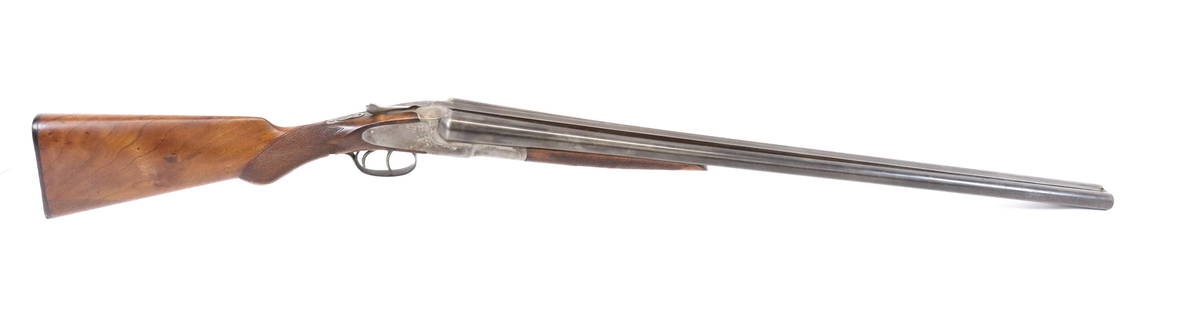 L.C. SMITH ARMOUR STEEL DOUBLE BARREL SHOTGUN: 12GA, SERIAL# 204861 - 30" BARRELS Registration: THIS GUN REQUIRES REGISTRATION OR FFL TRANSFER Terms: UPDATED 2023 TERMS FOR PURCHASING AND SHIPPING OF AUCTION ITEMS. PLEASE READ CAREFULLY