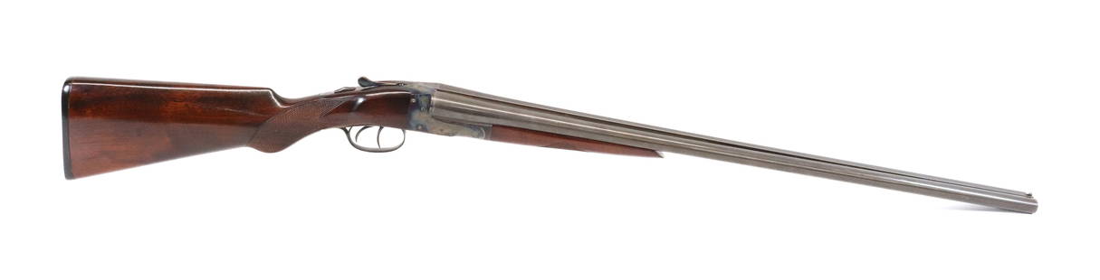 CUSTOM MADE DOUBLE BARREL SHOTGUN: 16GA, SERIAL# 21646 - 28" BARRELS - CASE COLORS, UNMARKED Registration: THIS GUN REQUIRES REGISTRATION OR FFL TRANSFER Terms: UPDATED 2023 TERMS FOR PURCHASING AND SHIPPING OF AUCTION ITEMS.