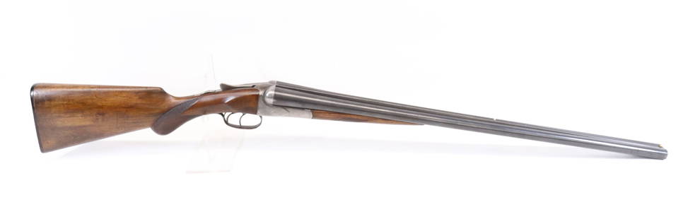 ANSLEY H. FOX, A GRADE DOUBLE BARREL SHOTGUN: 12GA, SERIAL# 14496 - 28" BARREL Registration: THIS GUN REQUIRES REGISTRATION OR FFL TRANSFER Terms: UPDATED 2023 TERMS FOR PURCHASING AND SHIPPING OF AUCTION ITEMS. PLEASE READ CAREFULLY BEFORE