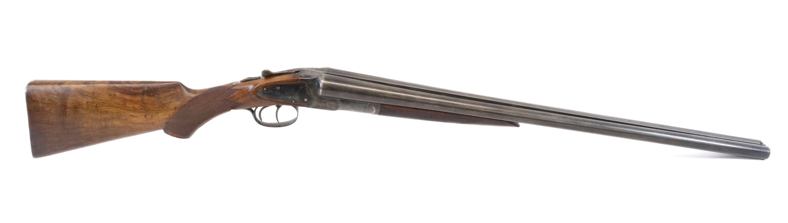 L.C. SMITH IDEAL GRADE DOUBLE BARREL SHOTGUN: 12GA, SERIAL# 332533 (FOREARM HAS DIFFERENT NUMBER) 26" BARREL Registration: THIS GUN REQUIRES REGISTRATION OR FFL TRANSFER Terms: UPDATED 2023 TERMS FOR PURCHASING AND SHIPPING OF AUCTION ITEMS. PLEA