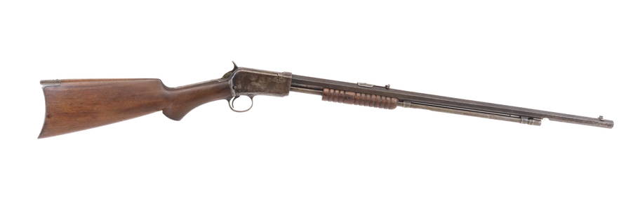 WINCHESTER MODEL 1890: .22 SHORT, SERIAL# 608724 - 24" OCTAGONAL BARREL Registration: THIS GUN REQUIRES REGISTRATION OR FFL TRANSFER Terms: UPDATED 2023 TERMS FOR PURCHASING AND SHIPPING OF AUCTION ITEMS. PLEASE READ