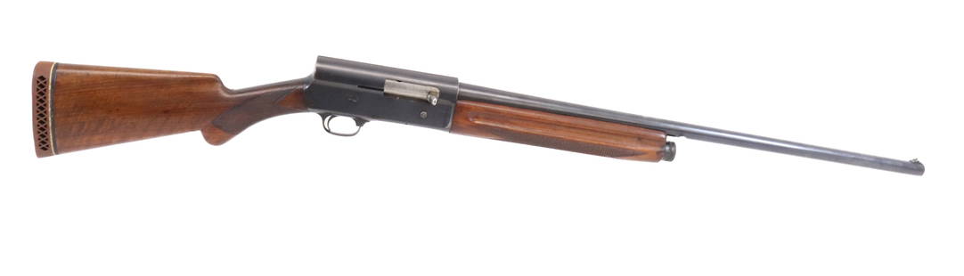 BELGIUM BROWNING SEMI-AUTO SHOTGUN: 12GA, SERIAL# 169716 - MODIFIED CHOKE - 28" BARREL WITH PROOF MARKS Registration: THIS GUN REQUIRES REGISTRATION OR FFL TRANSFER Terms: UPDATED 2023 TERMS FOR PURCHASING AND SHIPPING OF AUCTION