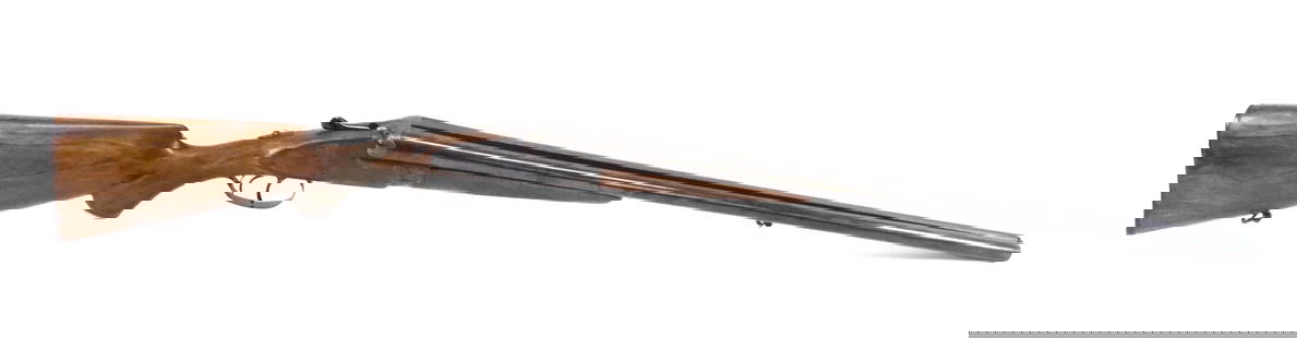 BOST DOUBLE BARREL SHOTGUN: 16GA, SERIAL# 7407 - SOME ENGRAVING WITH GOOD CASE COLORS - 28" BARRELS Registration: THIS GUN REQUIRES REGISTRATION OR FFL TRANSFER Terms: UPDATED 2023 TERMS FOR PURCHASING AND SHIPPING OF