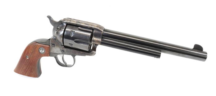 RUGER VAQUERO REVOLVER: 44-40 CAL, SERIAL# 55-66388 - 7 1/4" BARREL Registration: THIS GUN REQUIRES REGISTRATION OR FFL TRANSFER Terms: UPDATED 2023 TERMS FOR PURCHASING AND SHIPPING OF AUCTION ITEMS. PLEASE READ