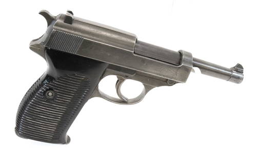 WALTHER MODEL P-38, AC 44: 9MM, SERIAL# 4077D - 3" BARREL - WITH CARTOUCH AND PROOF MARKS - ALL MATCHING NUMBERS Registration: THIS GUN REQUIRES REGISTRATION OR FFL TRANSFER Terms: UPDATED 2023 TERMS FOR PURCHASING AND
