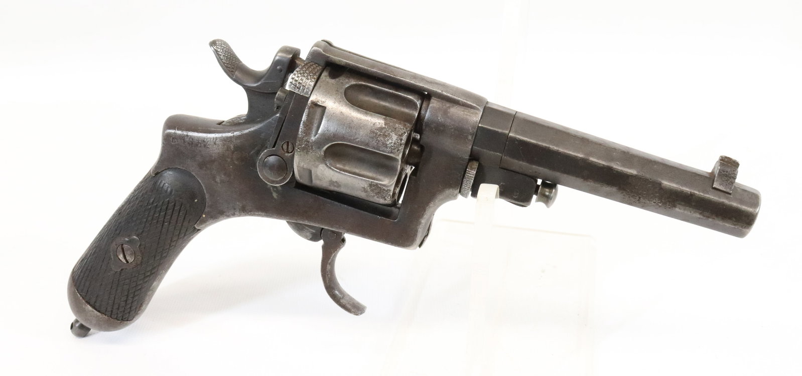 G. GLISENTI BRESCIA, REVOLVER: 41 CAL, SERIAL# N - DOUBLE ACTION REVOLVER WITH FOLDING TRIGGER, 4 1/2" BARREL Registration: ANTIQUE OR BLACK POWDER, NO REGISTRATION REQUIRED Terms: UPDATED 2023 TERMS FOR PURCHASING AND SHIPPING OF 