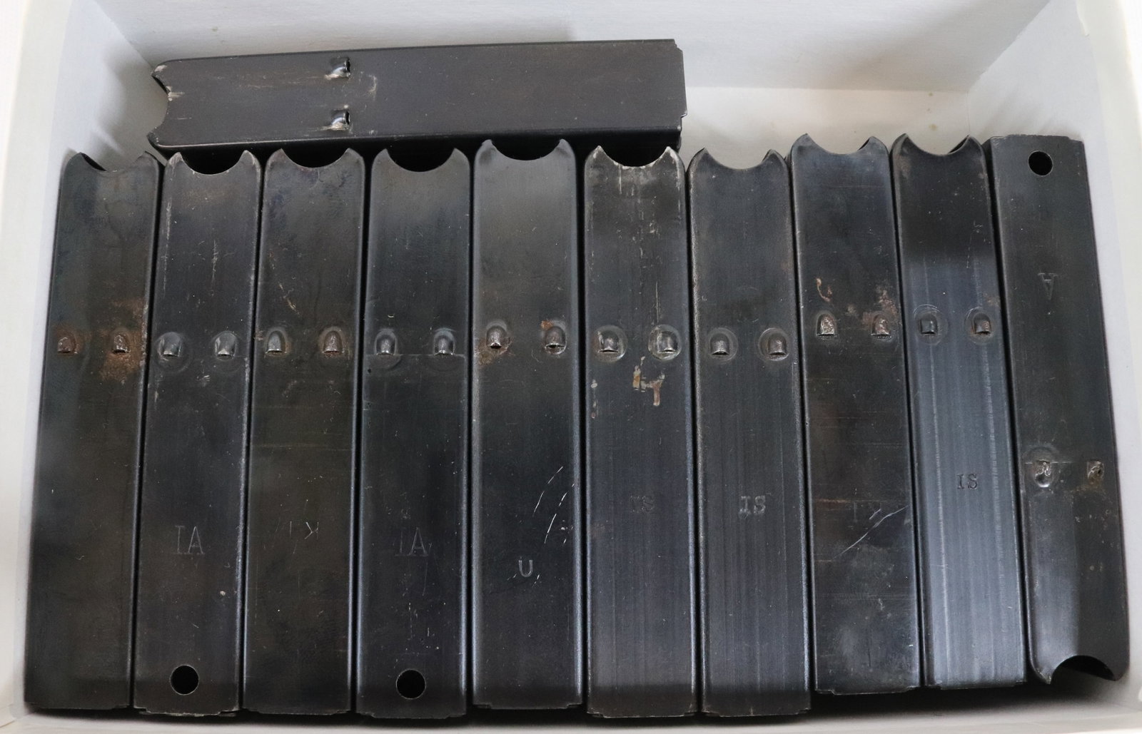 WWII U.S.G.I. MI CARBINE MAGAZINES: 11 TOTAL MAGAZINES