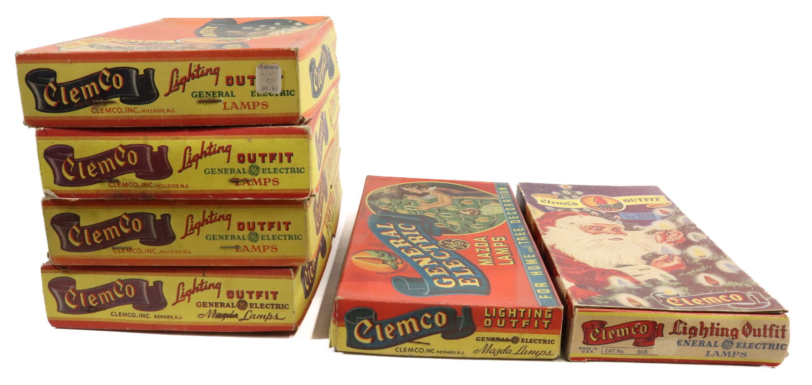 (6) CLEMCO CHRISTMAS TREE LIGHTS (1 of 5)