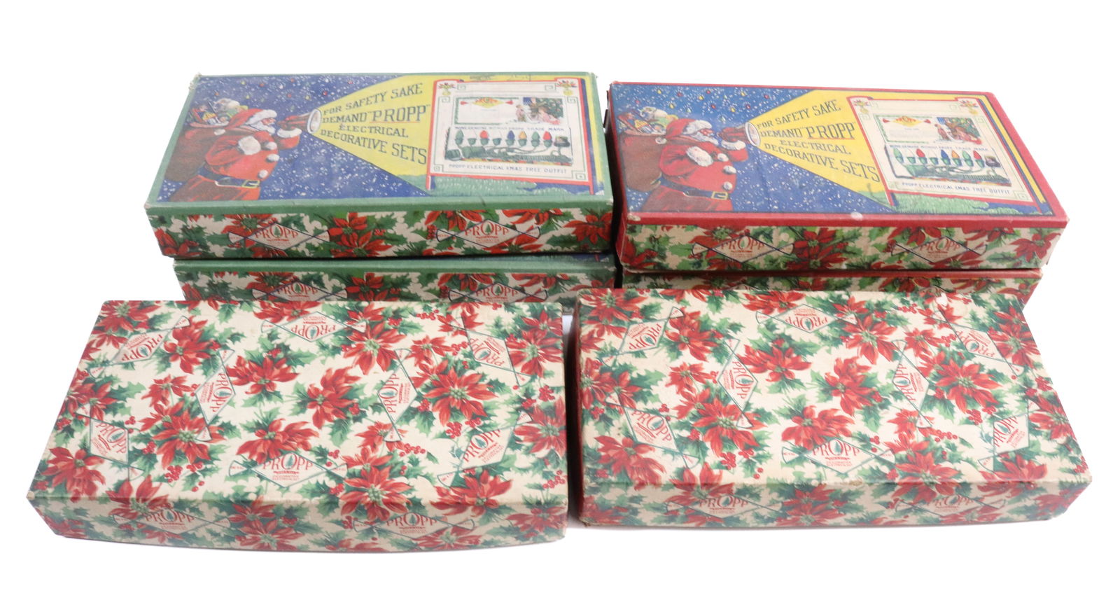 (6) VINTAGE PROPP CHRISTMAS LIGHTS (1 of 4)