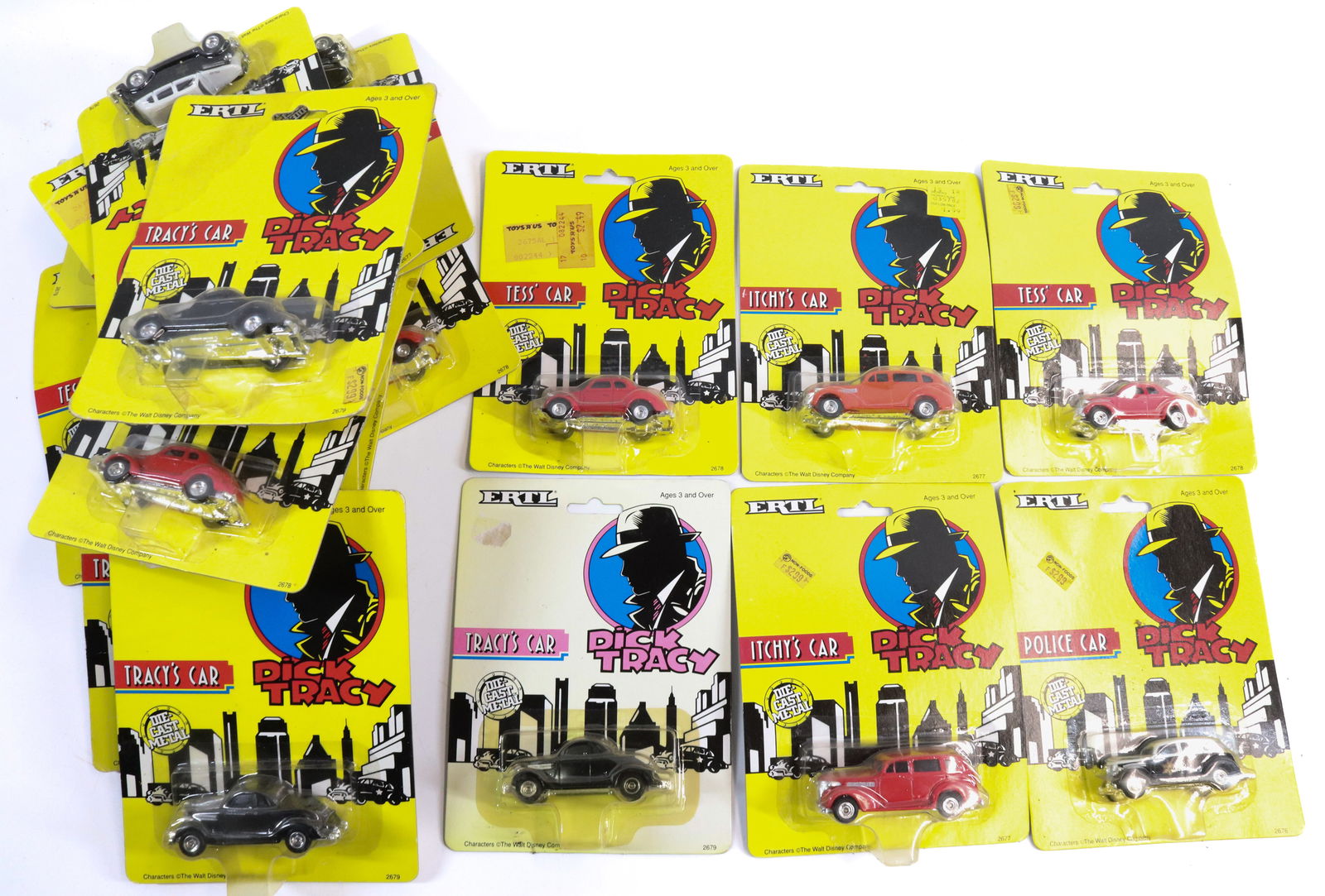 LOT OF ERTL DICK TRACY TOYS (1 of 2)