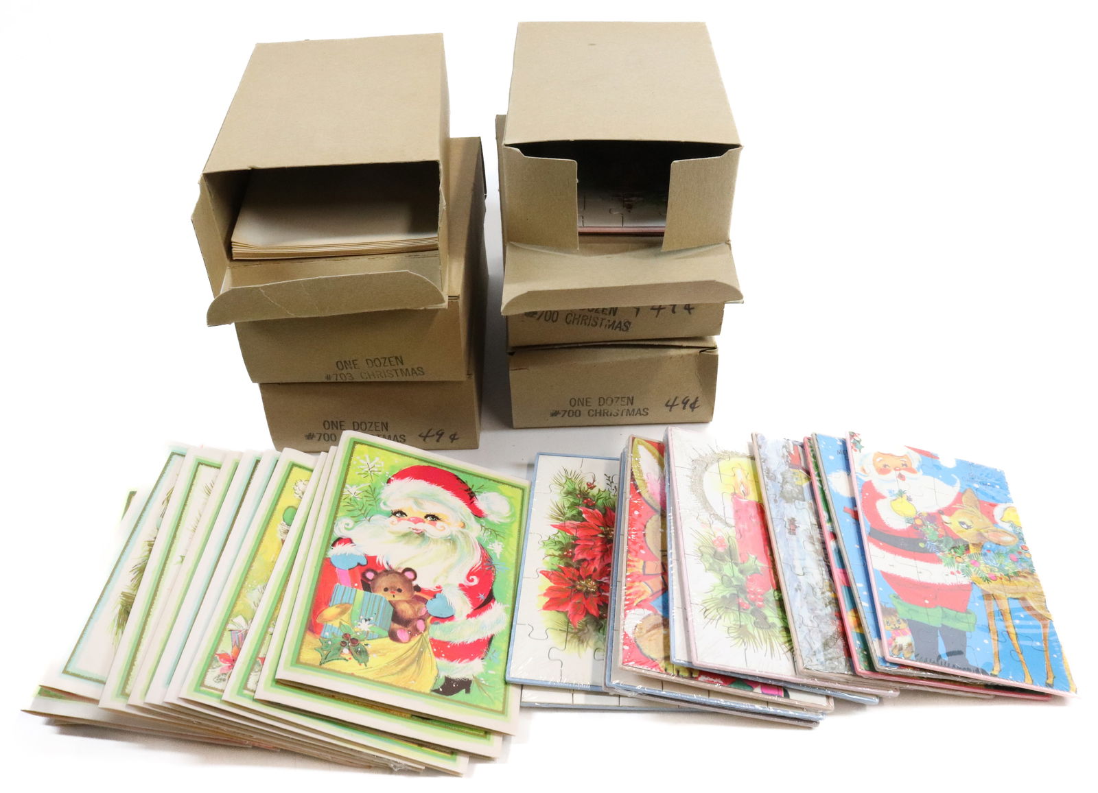 LOT OF PUZZLE POSTCARDS (1 of 4)