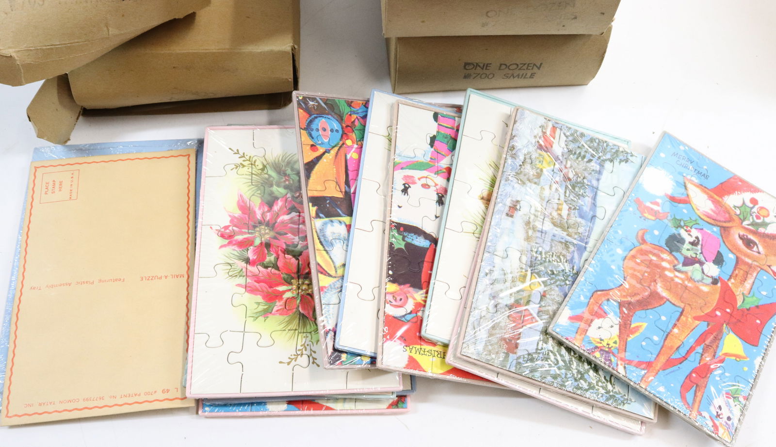 LOT OF PUZZLE POSTCARDS (1 of 3)