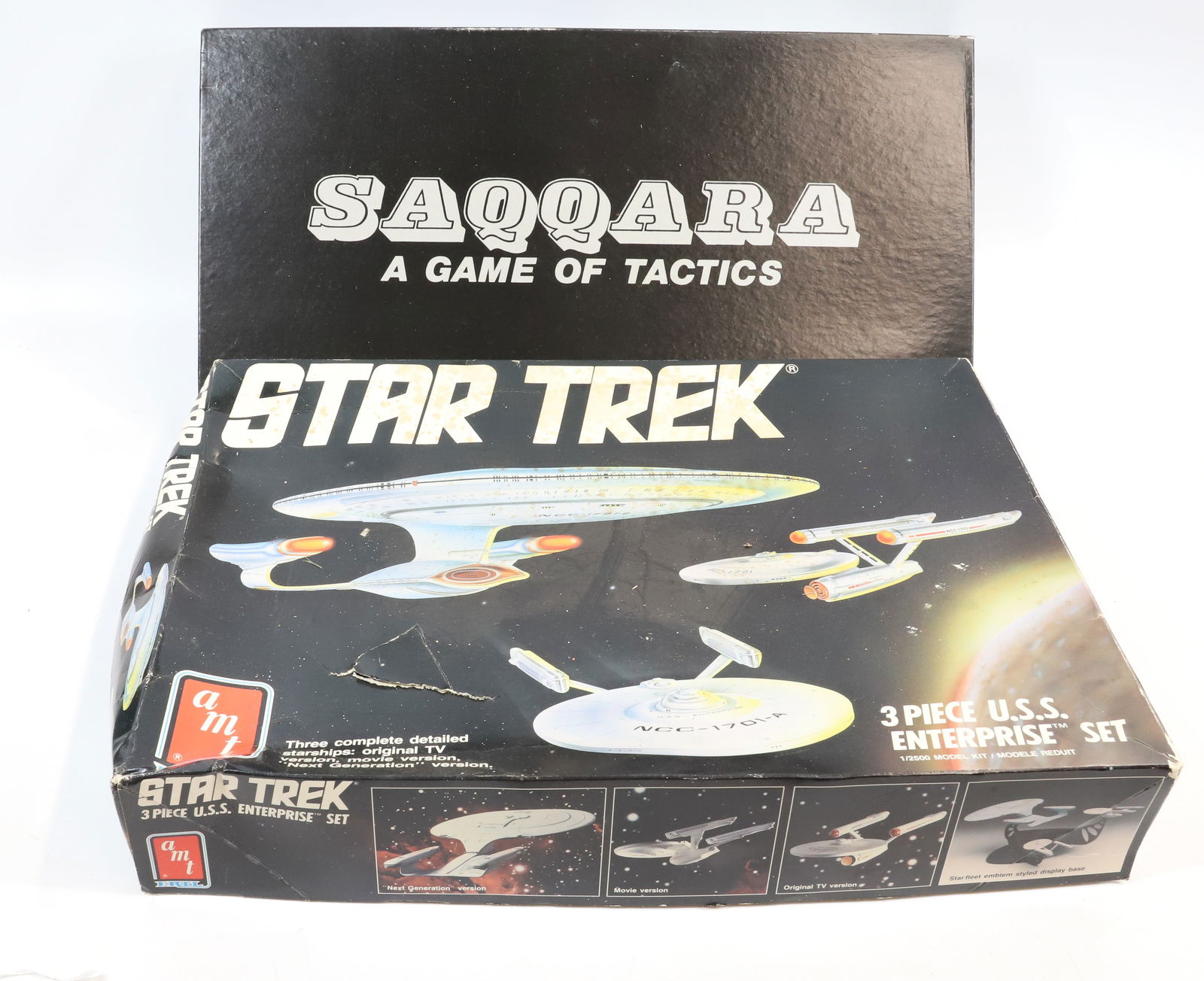 STAR TREK USS ENTERPRISE SET AND SAQQARA GAME (1 of 5)