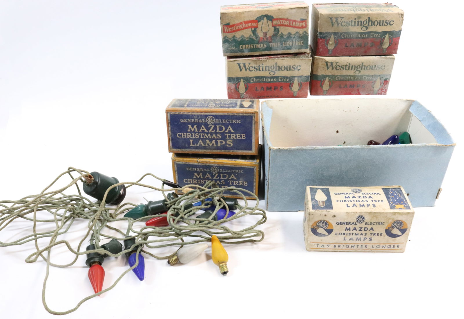 LOT OF VINTAGE CHRISTMAS LIGHT BULBS (1 of 2)