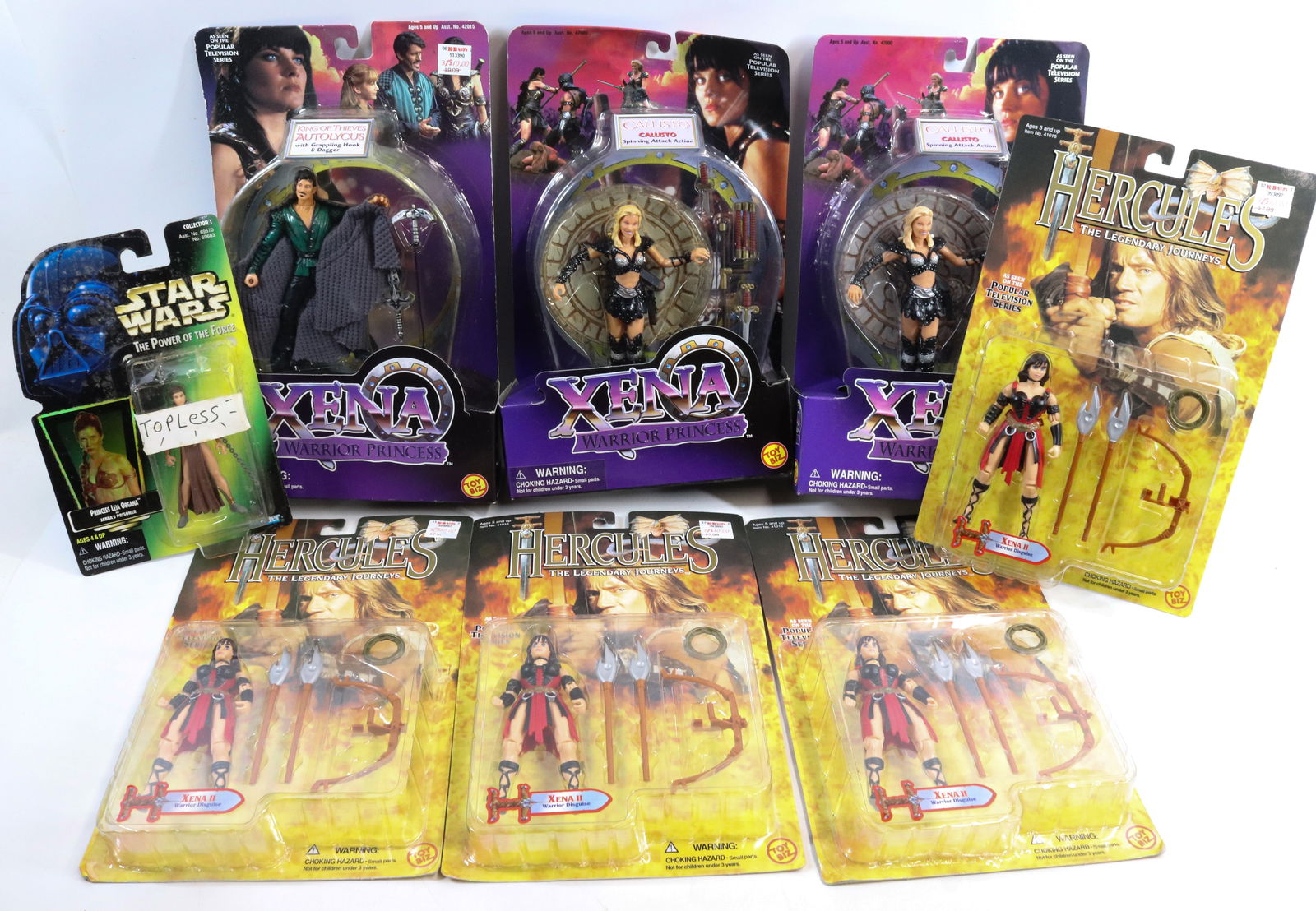 (7) NIB HERCULES AND XENA FIGURES (1 of 4)