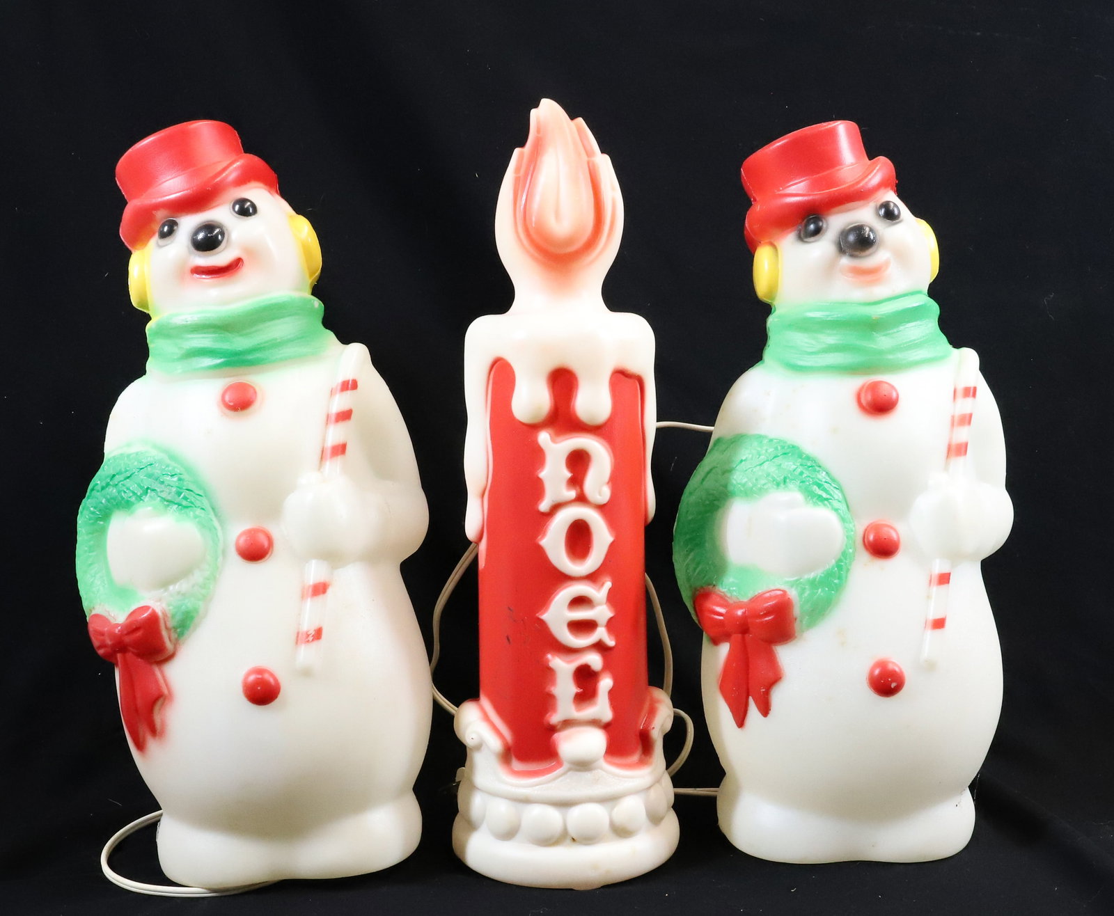 (3) PETITE CHRISTMAS BLOW MOLDS (1 of 4)