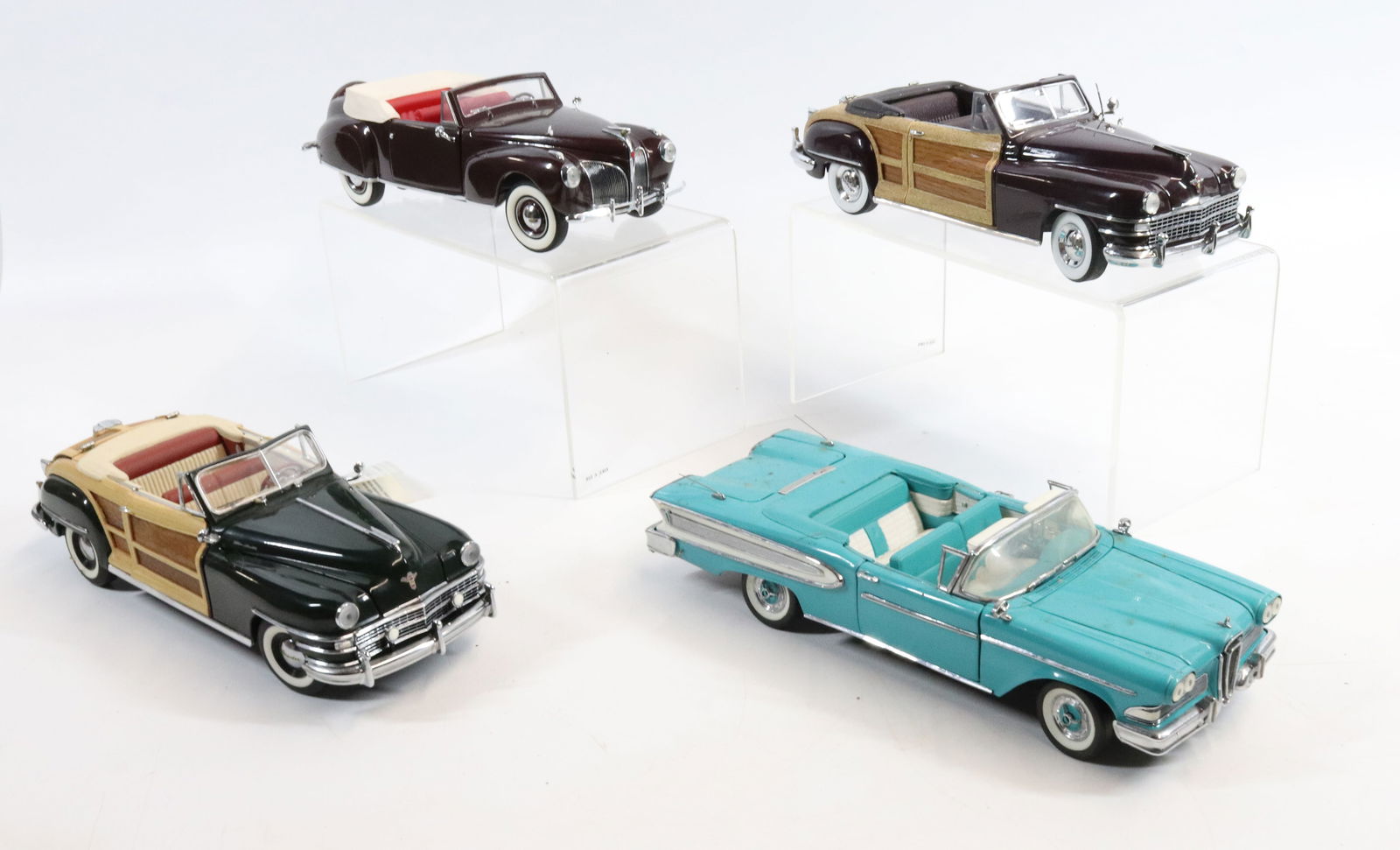 (4) Franklin Mint Precision Model Cars Auction
