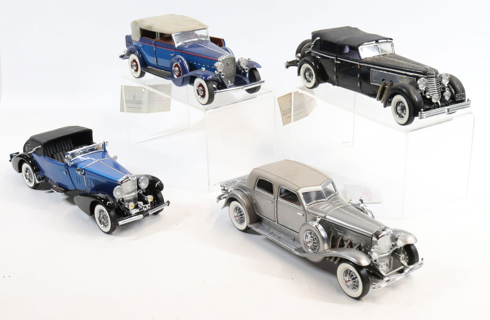 (4) Franklin Mint Precision Model Cars Auction