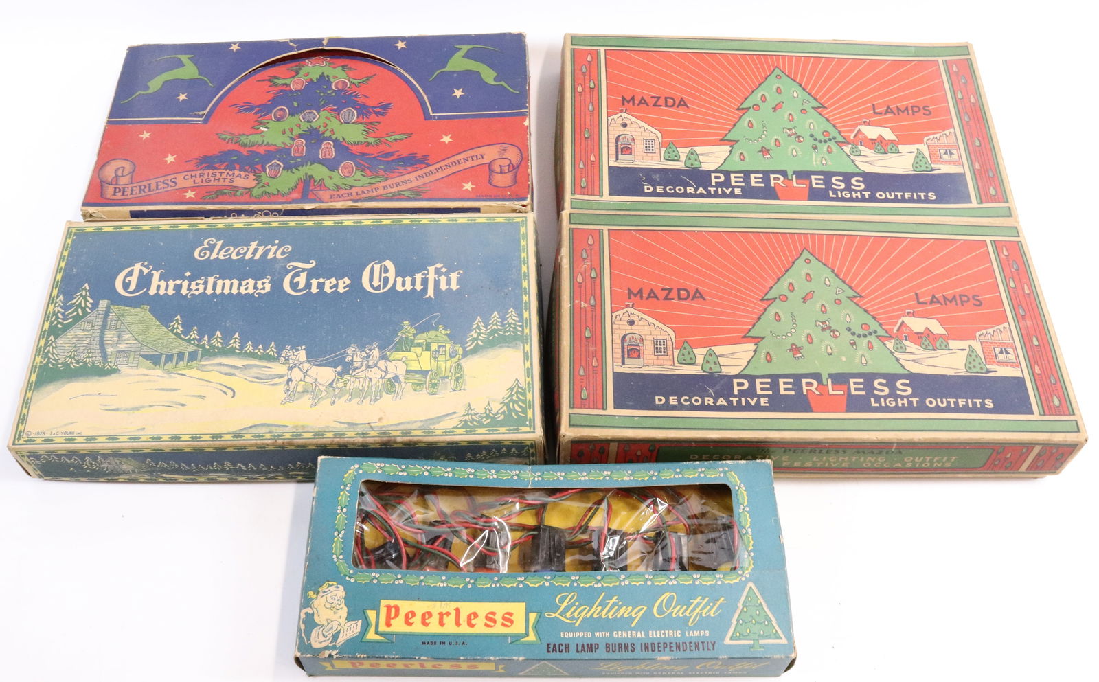 (5) BOXES OF VINTAGE CHRISTMAS LIGHTS (1 of 4)