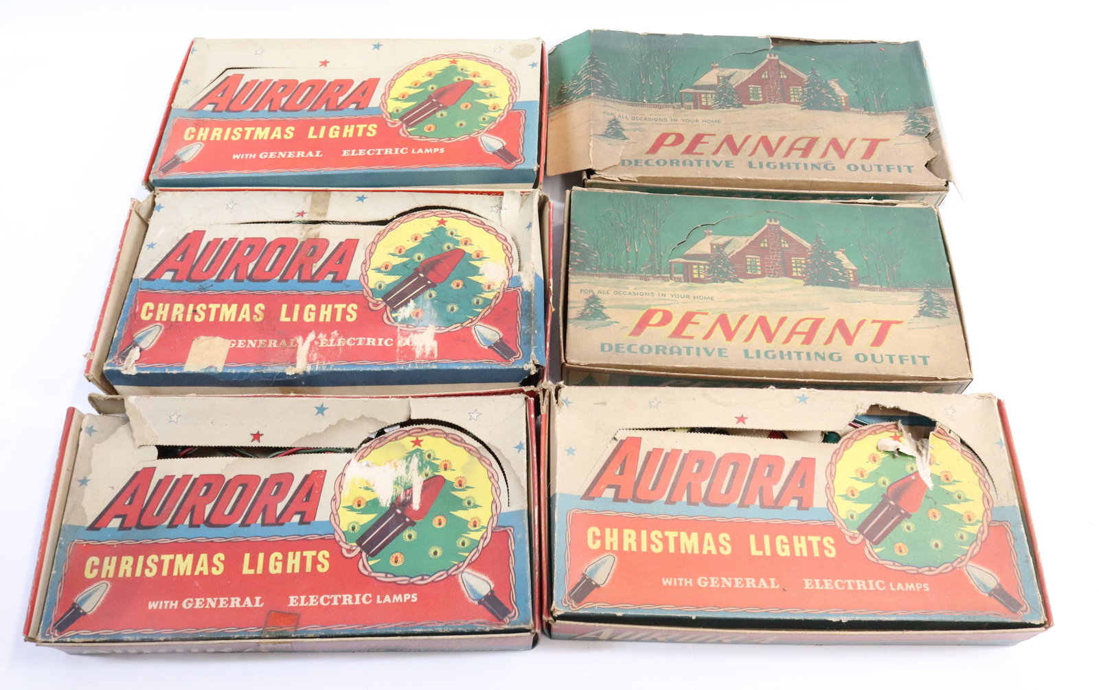 (6) BOXES OF VINTAGE CHRISTMAS LIGHTS (1 of 4)