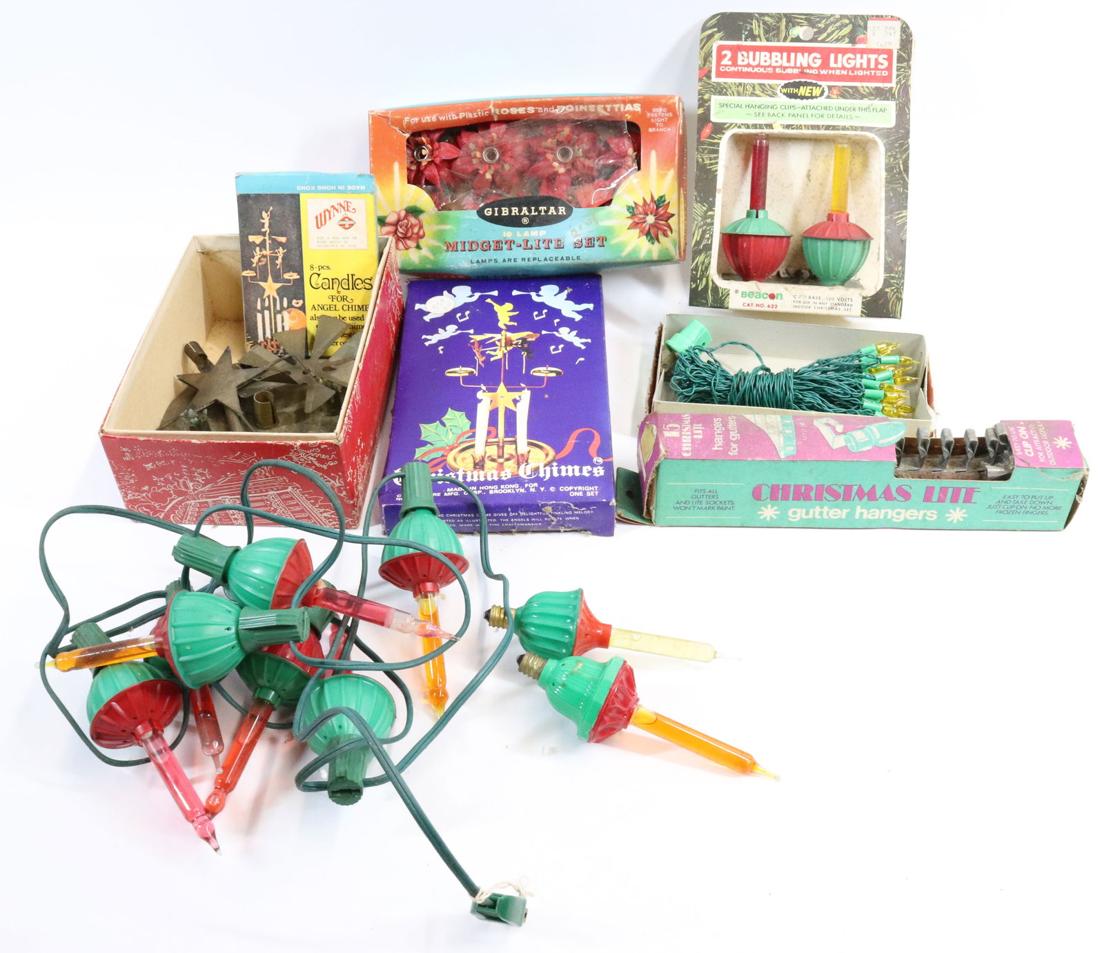 LOT OF VINTAGE CHRISTMAS LIGHTS (1 of 4)