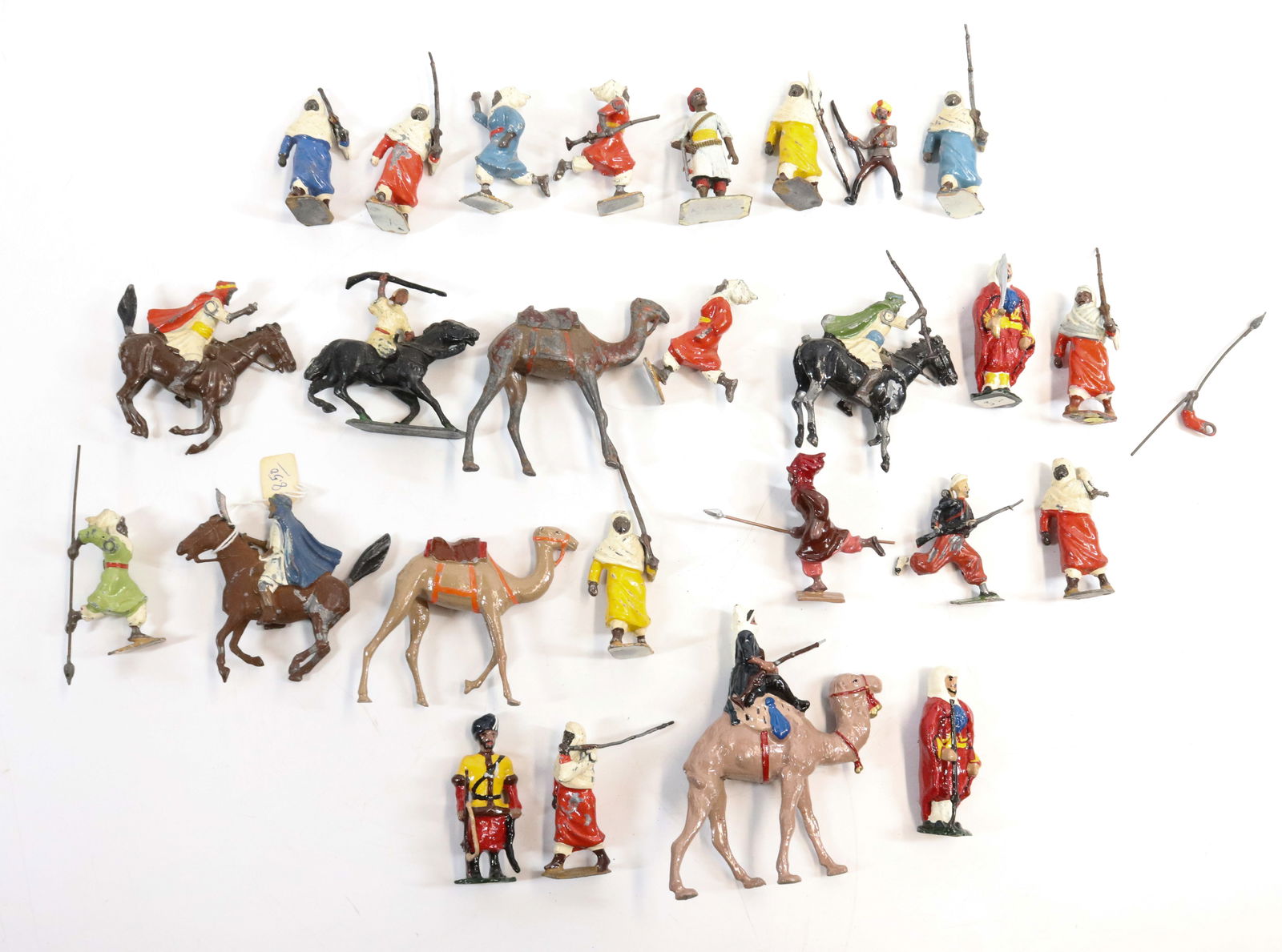 LOT OF ARAB SOLDIERS AND CAMELS (1 of 4)