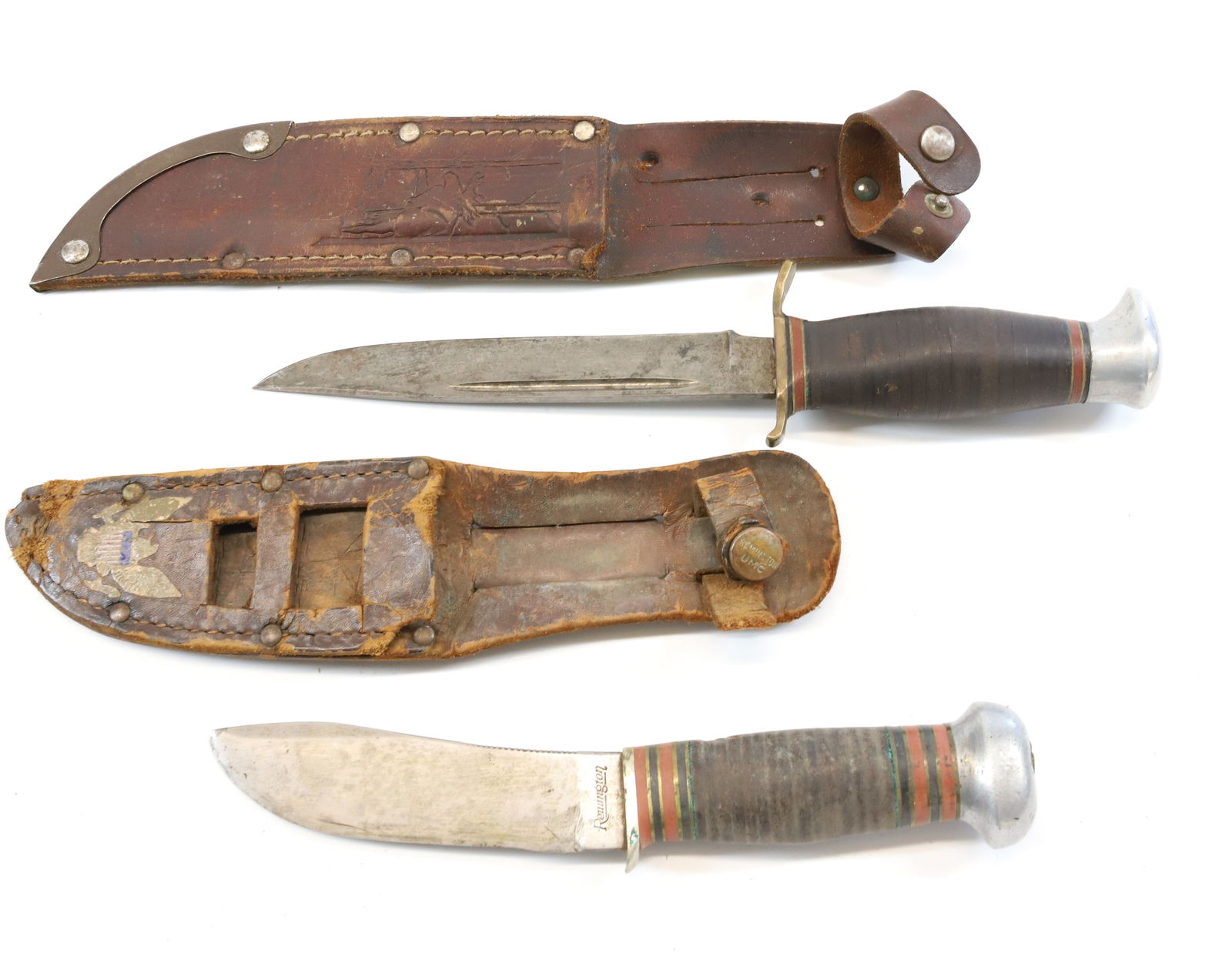 (2) VINTAGE HUNTING KNIVES (1 of 5)