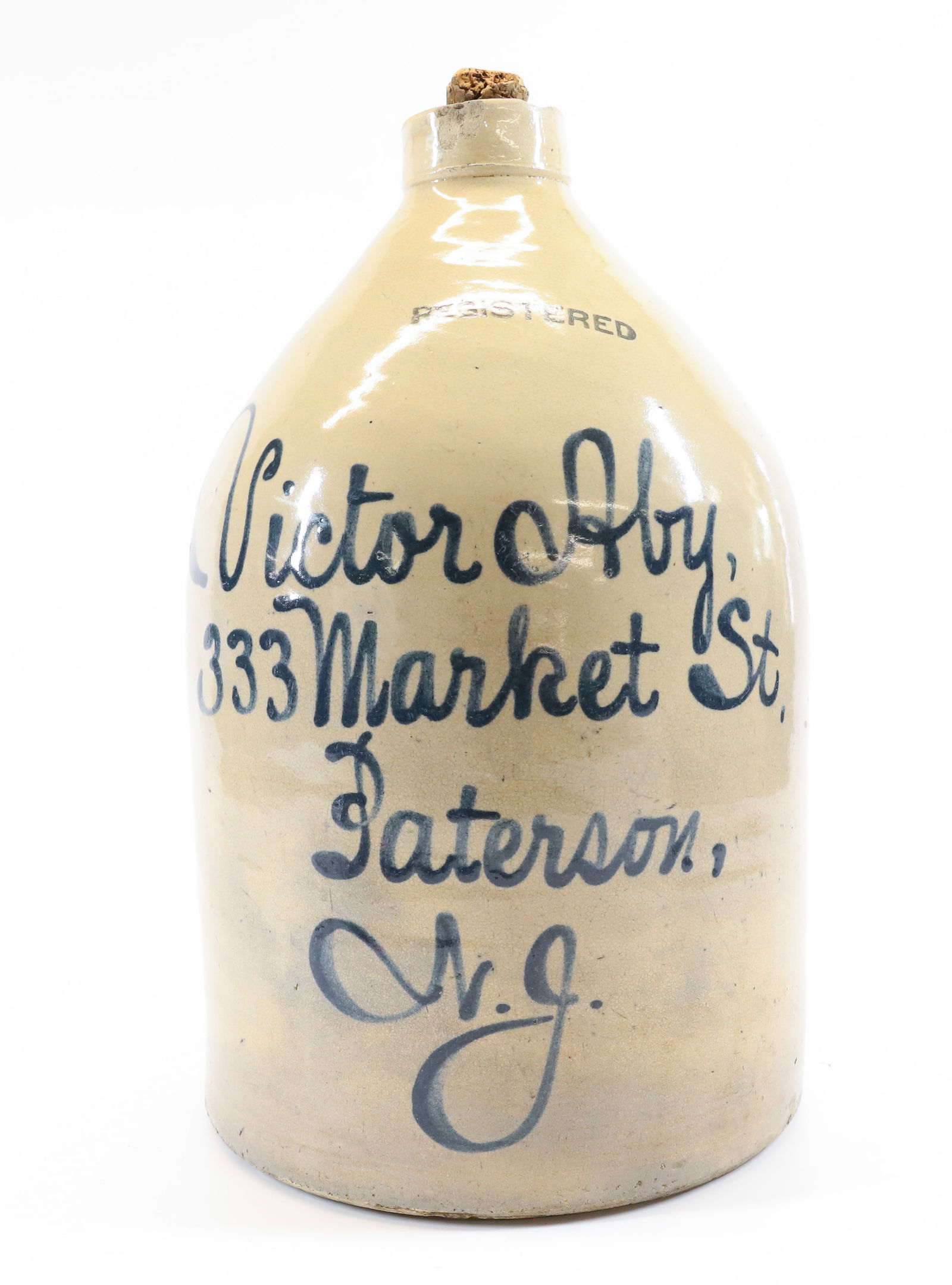 PATERSON, NJ STONEWARE JUG (1 of 5)